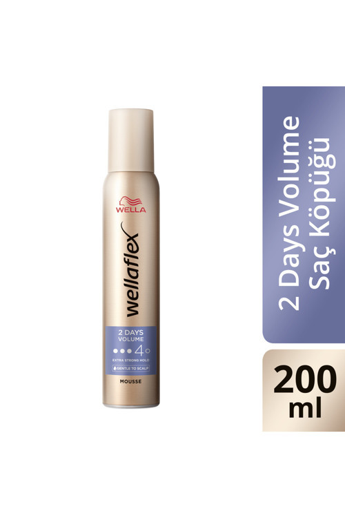YENİ WELLAFLEX SAÇ KÖPÜĞÜ 200 ML 2 DAYS VOLUME