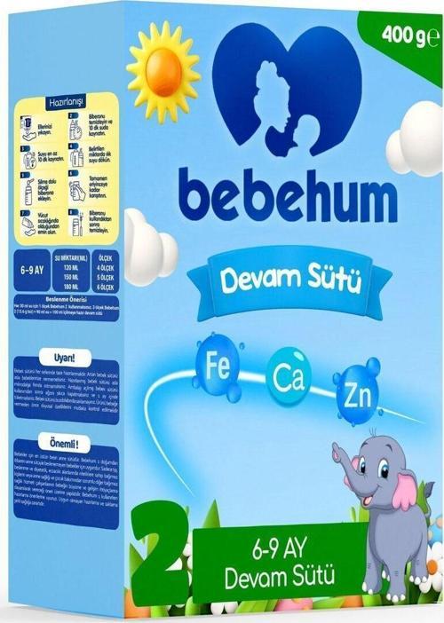 2 Devam Sütü 400 Gr 6-9 Ay