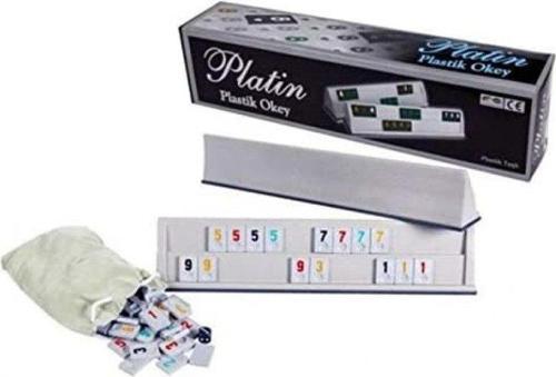 Platin Marka Plastik Okey Takımı - Mavi Su Dünyası
