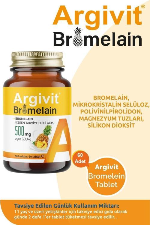 Bromelain 500 Mg 60 Tablet