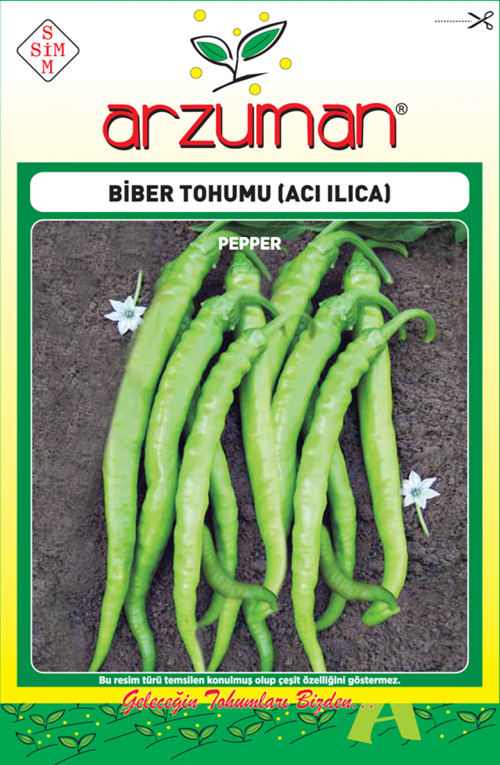 ACI ILICA BİBER TOHUMU 10 GR ORT 1200 AD TOHUM
