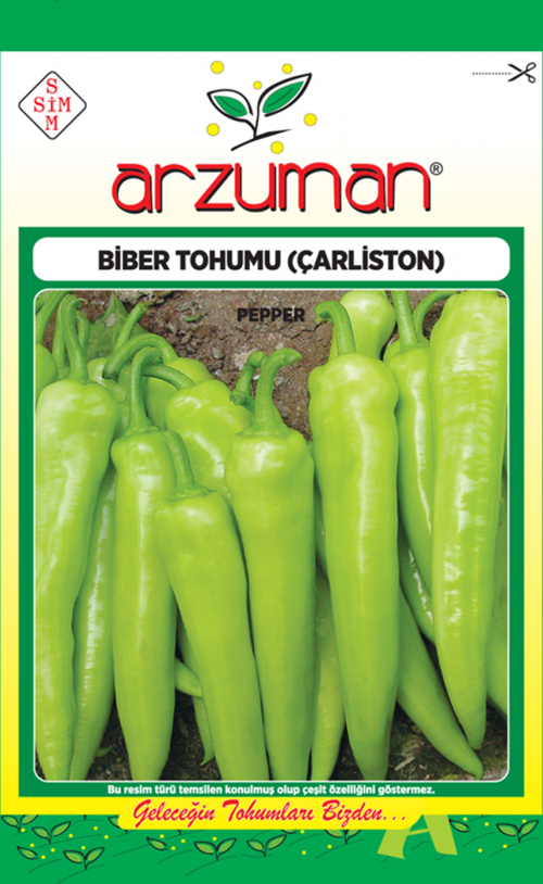 ÇARLİSTON BİBER TOHUM 10 GR ORT 1200 AD TOHUM