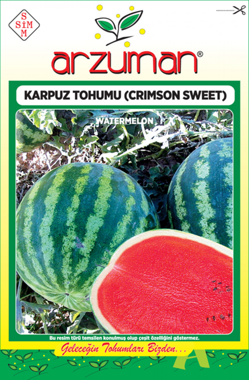 CRİMSON SWEET KARPUZ TOHUMU 10 GR ORT 100 AD TOHUM