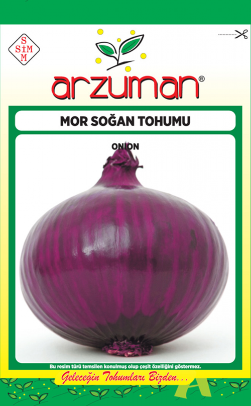 MOR SOĞAN TOHUMU 5 GR ORT 1250 AD TOHUM