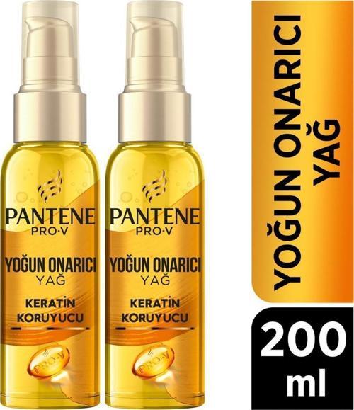 Saç Bakım Yağı Keratin Özlü Onarıcı E Vitaminli 100 ml x 2 Adet