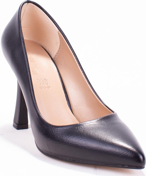 DZA07-388451 Siyah Stiletto Topuklu Kadın Ayakkabı