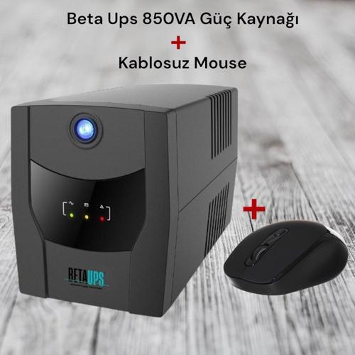 BetaUps 850VA Line İnteractive Ups Kesintisiz Güç Kaynağı (7/20 Dak-12V/9AH*1)