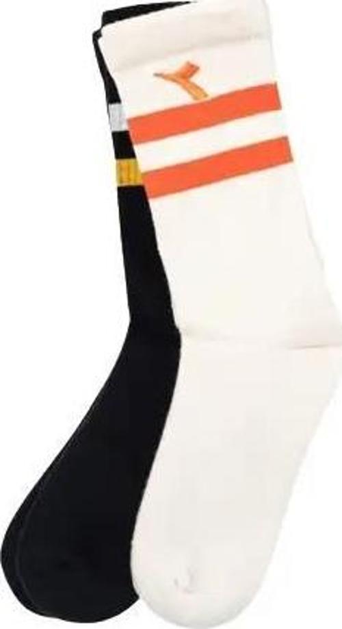 D202014-976 2 Pack Striped Crew Socks W Kadın Çorap