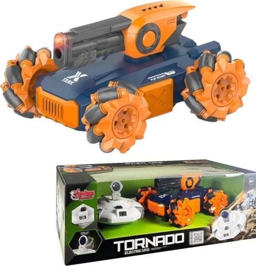 Kumandalı Şarjlı Ufo Avcısı ve Akrobatik Araba – 360° Hareket ve Işıklı Özellikler