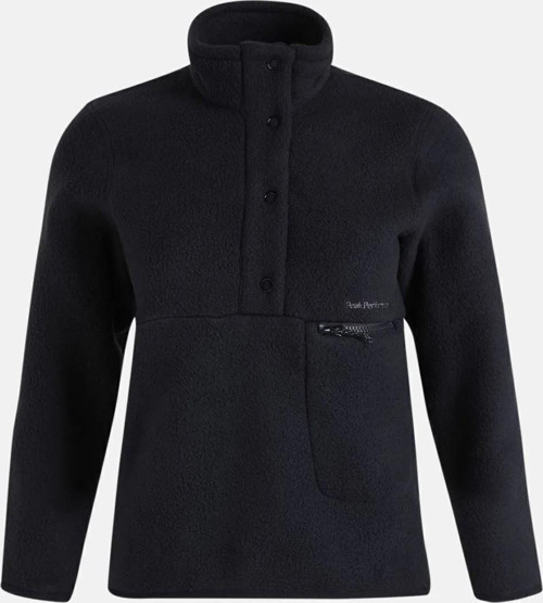 G78130100 W Fleece Snap T-Neck Kadın Polar