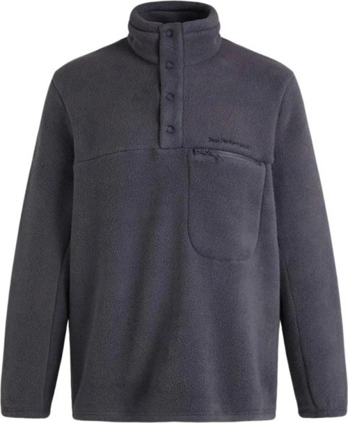 G78165010 M Fleece Snap T-Neck Erkek Polar