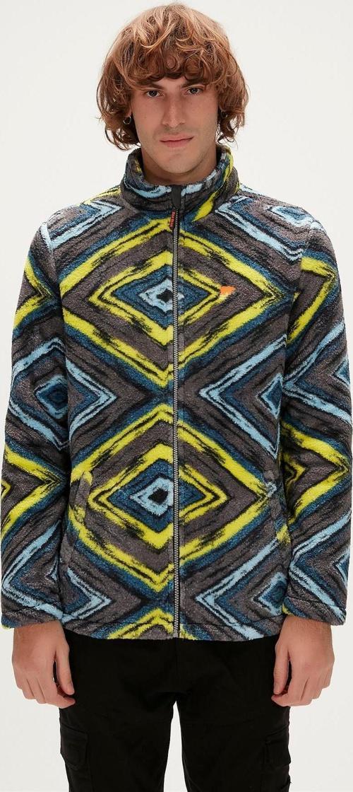 23.02.29.002-C02 Afro Full-Zip Erkek Peluş Polar