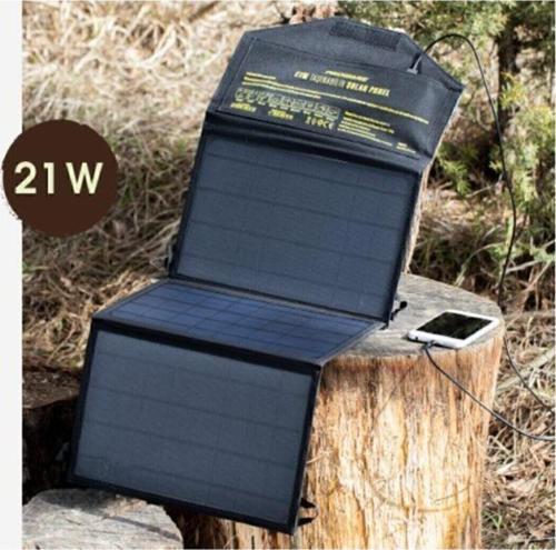 Taşınabilir Solar Panel Güç Kaynağı 21W