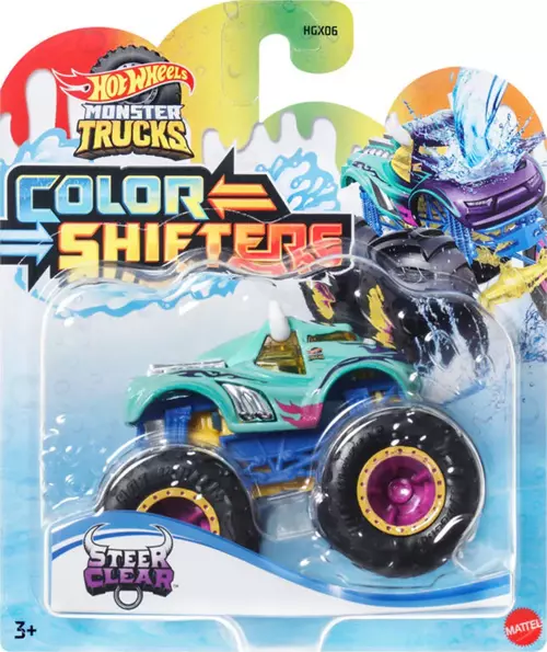 Hot Wheels Monster Trucks Renk Değiştiren Araçlar Hgx06-Hvh83 Steer Clear