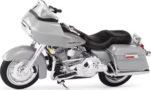 Harley Davidson 2002 Road Glide DieCast Gri 1:18 Model Motosiklet 31360