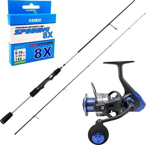 YekOutdoor Üst Düzey Okuma Spin Olta Seti  Okuma Helios SX Spin 2,70cm 15-45 gr 2 Parça Spin Kamışı&Okuma Safina SW-X SN