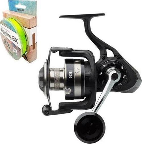 YekOutdoor Savage Gear SGS8 8000 FD 8+1BB Olta Makinesi&Kendo Jigging 8X Flash 300 mt Örgü İp (FLUO GREEN)