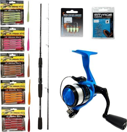 YekOutdoor Silikonlu LRF Seti Okuma Wave Power 228 cm 2-12 gr Lrf Kamışı&XT-20EBOkuma X-Otic XT-20EB 1BB Olta Makinesi