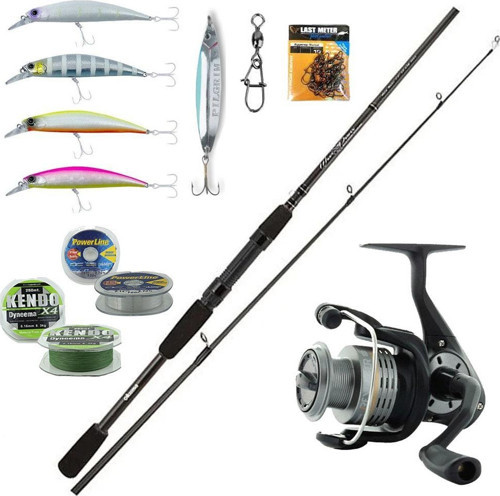 YekOutdoor Spin Olta Seti Okuma Wave Power 2,74 cm 7-30 gr 2 Parça Spin Kamışı&Okuma Revenger RV-40 FD Olta Makinesi