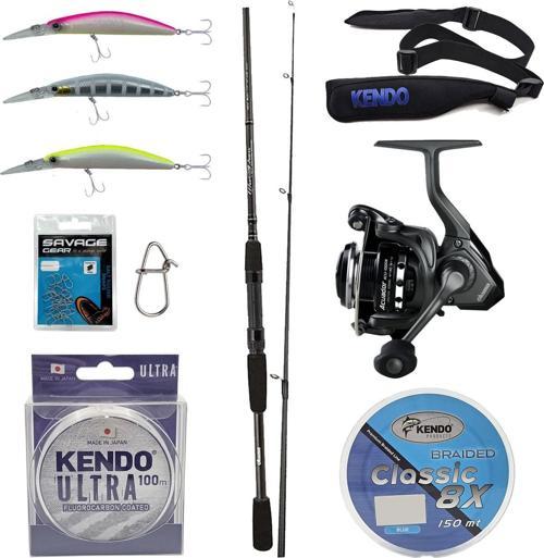 YekOutdoor Spin Olta Seti Okuma Wave Power 8'0 2.44 cm 15-40 gr 2 Parça Spin Kamışı&Okuma Acuador ACU-4000A 3+1BB Olta M
