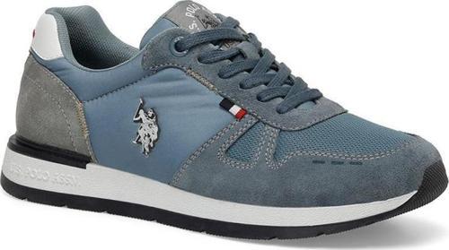 U.S.POLO ASSN GUNNER 4FX MAVİ COMFORT CASUAL SPOR AYAKKABISI