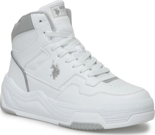 U.S.POLO ASSN MILOW HI 4FX BEYAZ COMFORT CASUAL ANATOMİK SPOR AYAKKABI