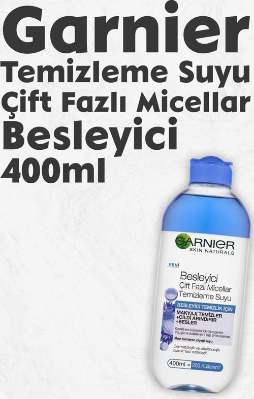 Micellar Temizleme Suyu Besleyici Çift Fazlı 400 ml