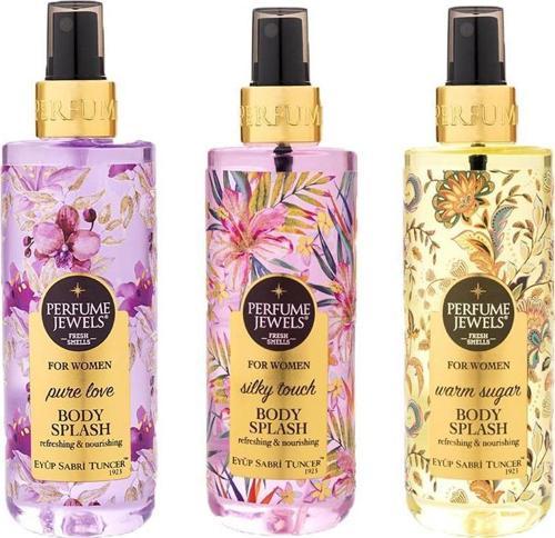 Vücut Spreyi Pure Love, Silky Touch ve Warm Sugar