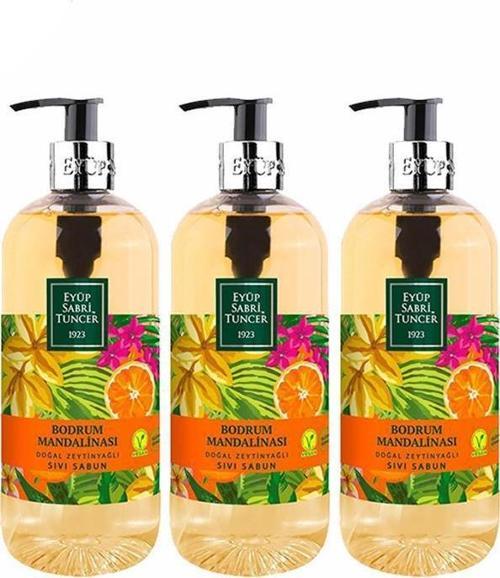 EST Bodrum Mandalinası Doğal Zeytinyağlı Sıvı Sabun 500 ml x 3