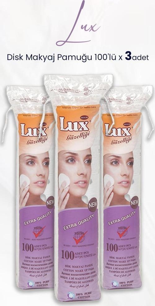 Disk Makyaj Pamuğu 100'lü x 3 Adet