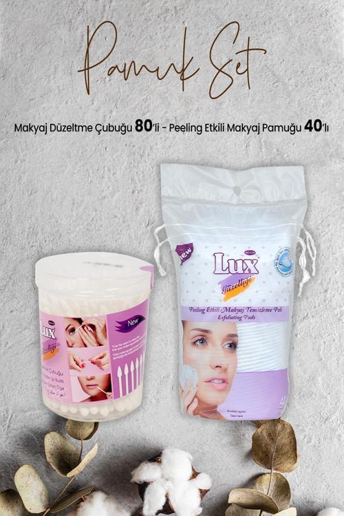 Makyaj Düzeltme Çubuğu 80' li ve Peeling Etkili Makyaj Pamuğu 40' lı