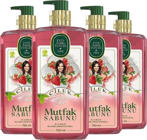 Çilek Mutfak Sabunu 750 ml x 4