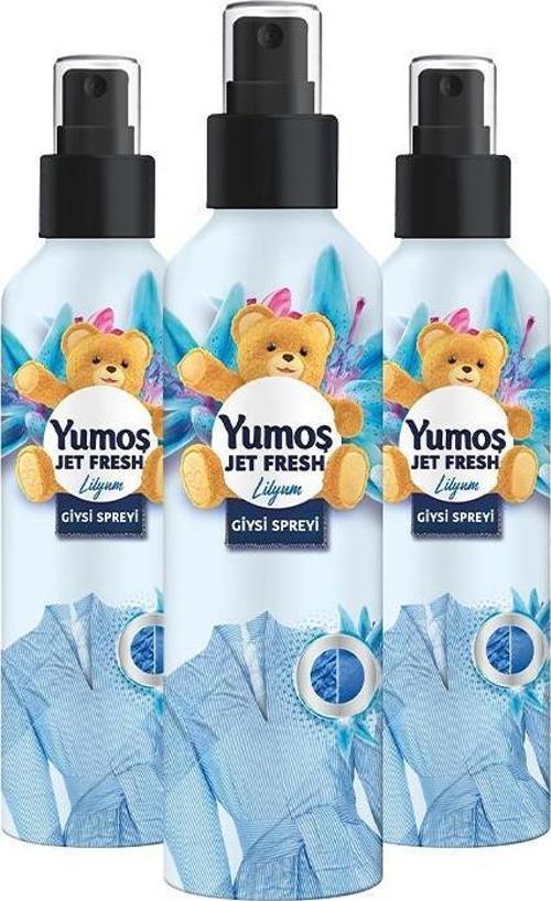 Jet Fresh Ütü Etkisi Giysi Spreyi Lilyum 200 ml x 3