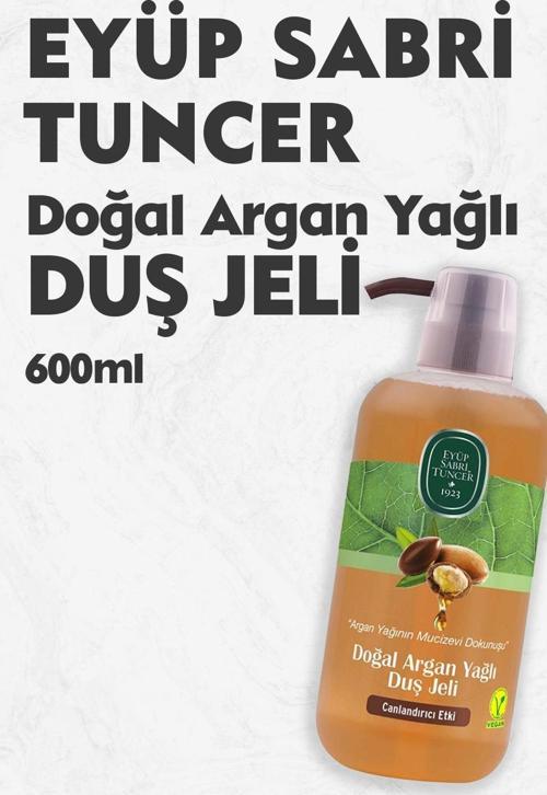 Doğal Argan Yağlı Duş Jeli 600 ML