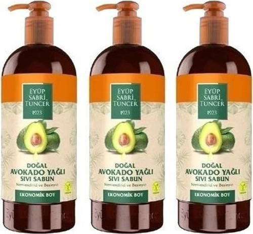 Doğal Avokado Yağlı Sıvı Sabun 750 ml x 3