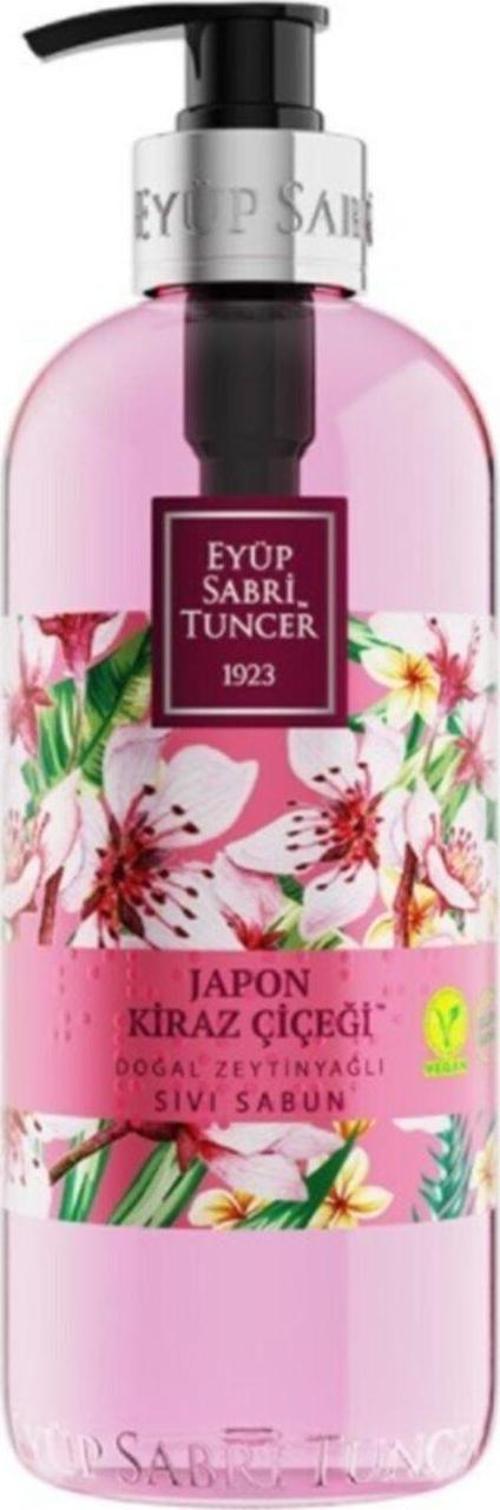 Doğal Zeytinyağlı Sıvı Sabun Japon Kiraz Çiçeği 500 ml