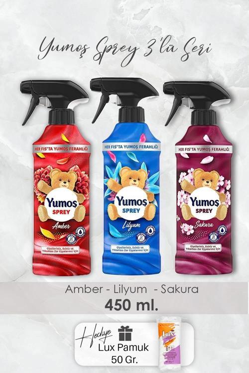 Sprey Lilyum, Sakura ve Amber, Pamuk Hediyeli