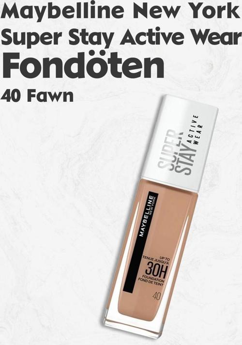 Super Stay Active Wear Fondöten 40 Fawn