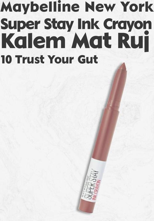 Super Stay Ink Crayon Mat Kalem Ruj 10