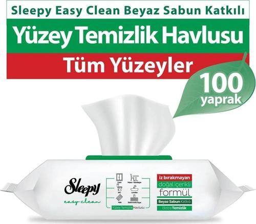 100 Yaprak Sleepy Easy Clean Yüzey Temizlik Havlusu 