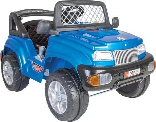 Panther 12 Volt Uzaktan Kumandalı Akülü Araba Metalik Mavi