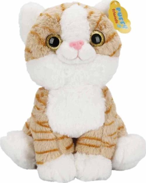 Peluş Bıyıksız Kedi 30 Cm S00004774 Turuncu