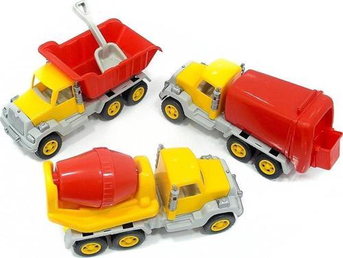 Uçar Kids 3'lü İnşaat Seti Araçlarım 167U Turuncu