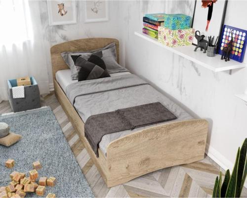Soft Tek Kişilik Mdf Karyola - 90 Cm X 190 Cm Yataklarla Uyumlu