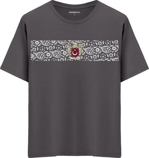 Unisex Türkiye 2024 - Oversize T-shirt Antrasit L