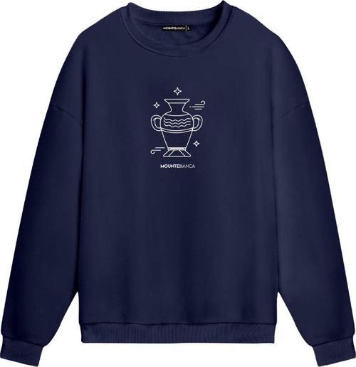 Unisex Kova - Regular Sweatshirt Royal Mavi L