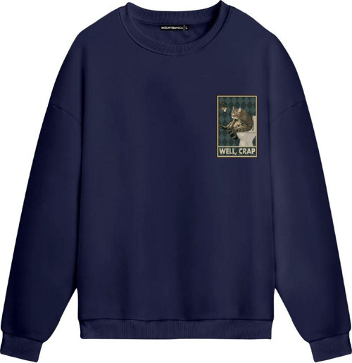 Unisex Well Crap - Regular Sweatshirt Royal Mavi M