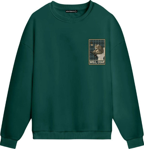 Unisex Well Crap - Regular Sweatshirt Yeşil S