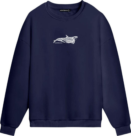 Unisex Whale - Regular Sweatshirt Royal Mavi S