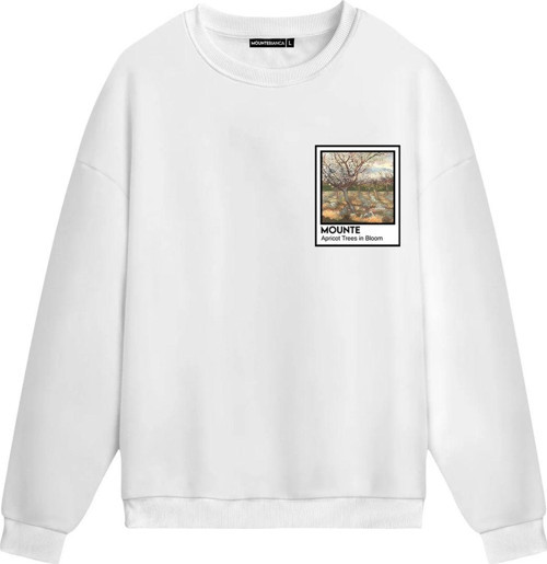Unisex Bloom - Regular Sweatshirt Beyaz M